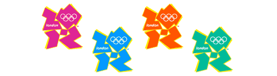 2012 London Olympic logo colors