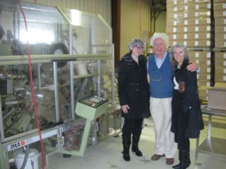 The Tea Master (Mr. Harney) giving us a tour of his magnificent tea factory.