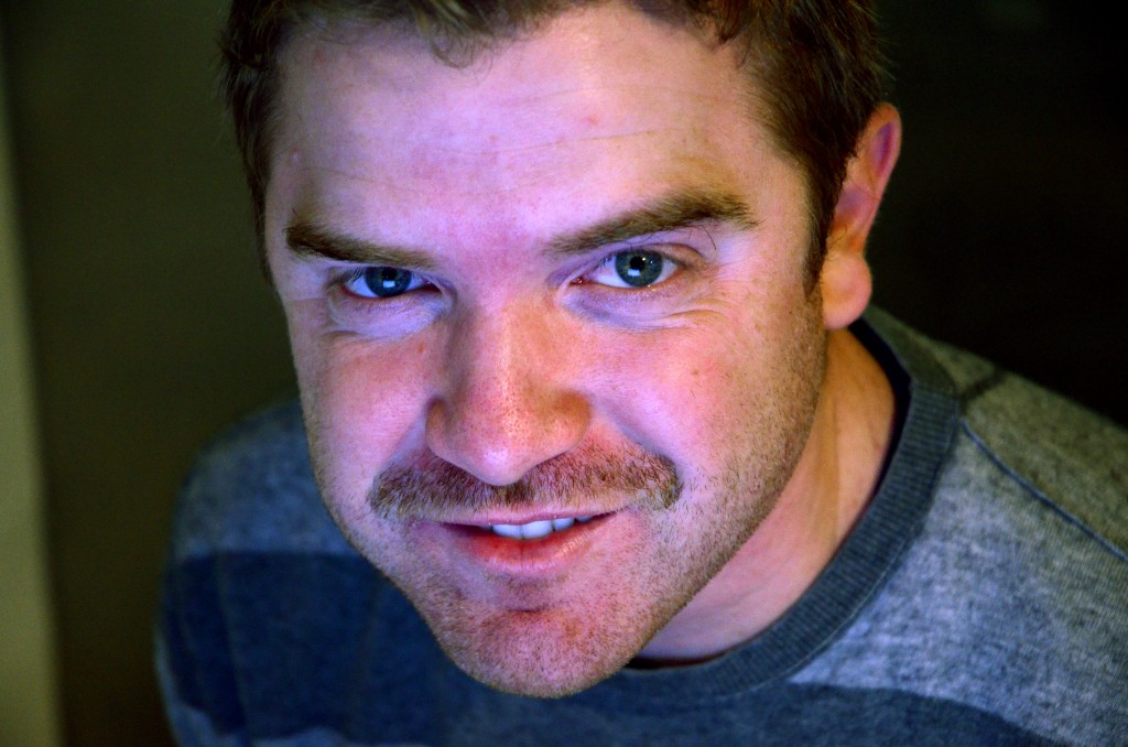 Chase and his 'stache.