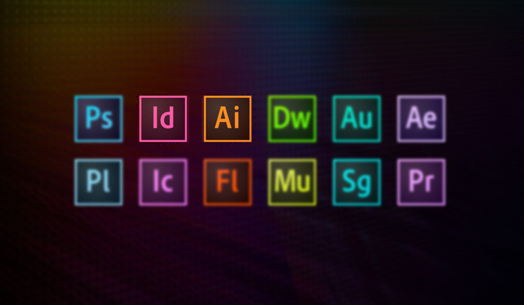 Adobe program icons